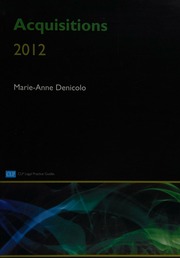 Acquisitions Rev Ed Denicolo Marieanne