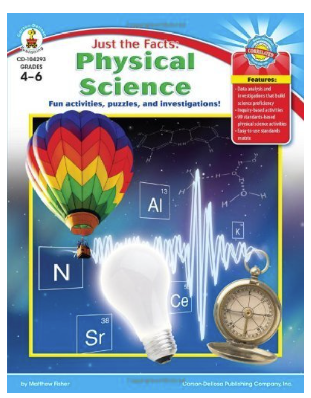 Just The Facts Physical Science Grades 4 6 Carsondellosa