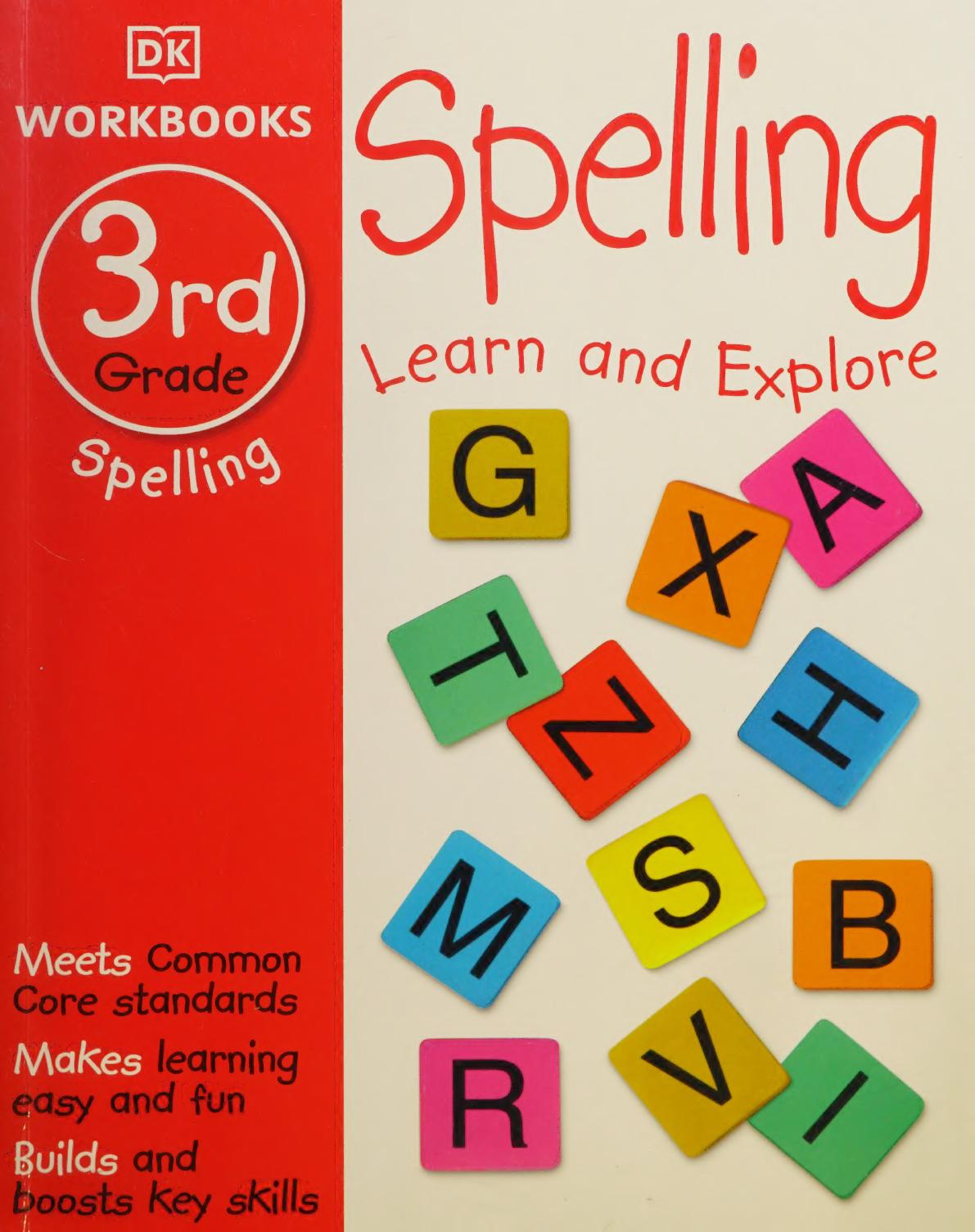 Dk Workbooks Spelling Third Grade Spelling Third Grade Dk Publishing