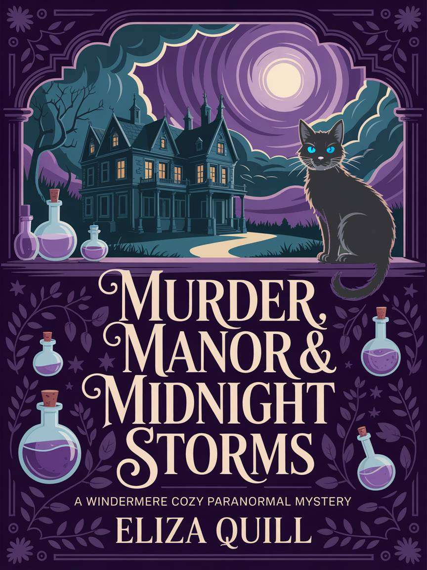 Murder Manor Midnight Storms Eliza Quill