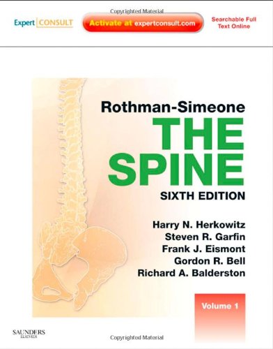 Rothman Simeone The Spine Expert Consult Online And Print 2volume Set 6th Edition 6th Edition Harry N Herkowitz Md