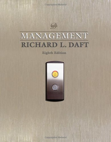 Management Eighth Edition 8th Edition Richard L Daft