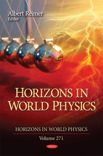 Horizons In World Physics Volume 271 Albert Reimer