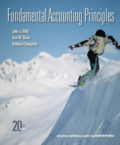 Fundamental Accounting Principles 20th Edition John Wild Ken W Shaw