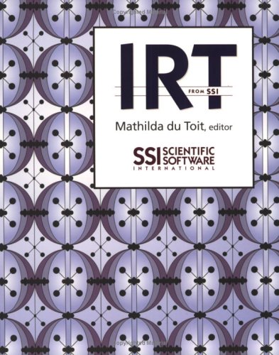Irt From Ssi Bilogmg Multilog Parscale Testfact Mathilda Dutoit