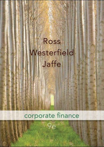 Corporate Finance 9th Edition Stephen Ross Randoloph W Westerfield