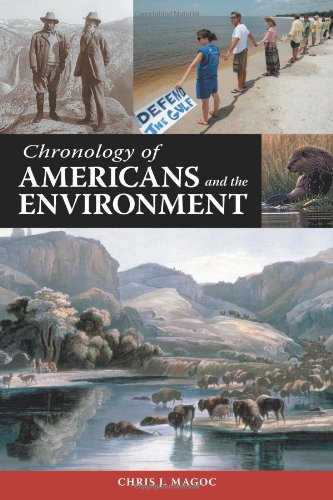 Chronology Of Americans And The Environment Chris J Magoc