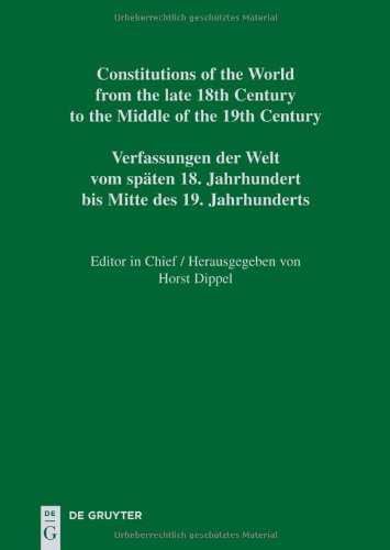 Constitutional Documents Of Portugal And Spain 18081845 Constitutions Of The World From Late 18th Century To The Middle Of The 19th Century Europe 1st Edition Clara Lvarez Alonso