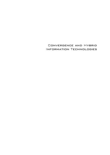 Convergence And Hybrid Information Technologies Marius Crisan