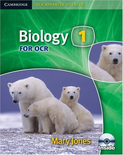 Biology 1 For Ocr Cambridge Ocr Advanced Science 2nd Mary Jones