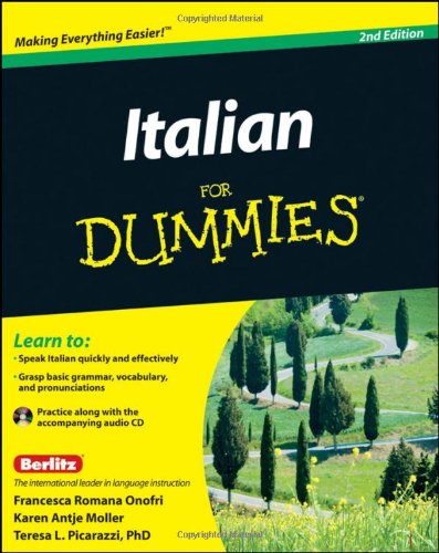 Italian For Dummies For Dummies Language Literature 2nd Francesca Romana Onofri