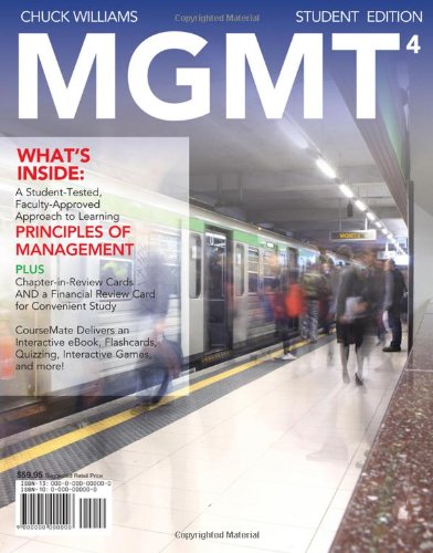 Mgmt4 4th Edition Chuck Williams