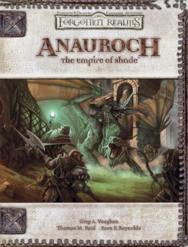 Anauroch The Empire Of Shade Dungeons Dragons D20 35 Fantasy Roleplaying Forgotten Realms Setting First Printing Greg A Vaughan