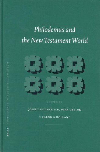 Philodemus And The New Testament World Supplements To Novum Testamentum John T Fitzgerald