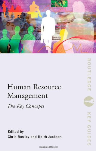 Human Resource Management The Key Concepts Routledge Key Guides 1st Edition Chris Rowley