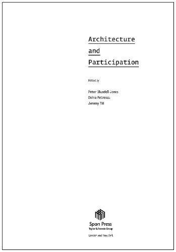 Architecture And Participation 1st Edition Peter Blundell Jones