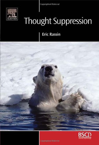 Thought Suppression 1st Edition Eric Rassin