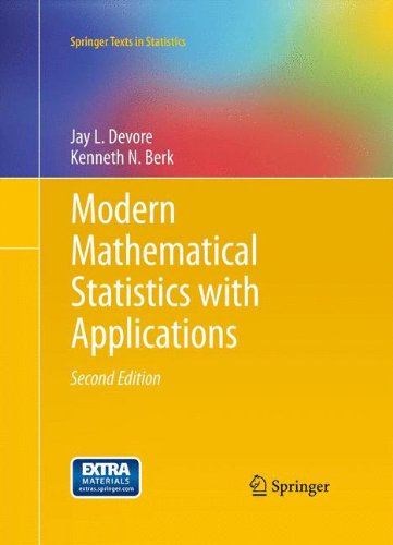 Modern Mathematical Statistics With Applications 2nd Edition Jay L Devore