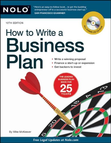 How To Write A Business Plan Tenth Edition Mike Mckeever