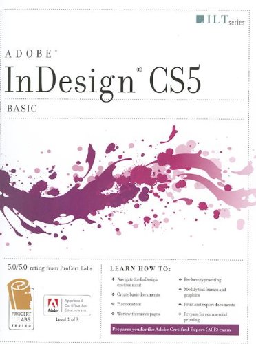 Indesign Cs5 Basic Student Manual Student Axzo Press