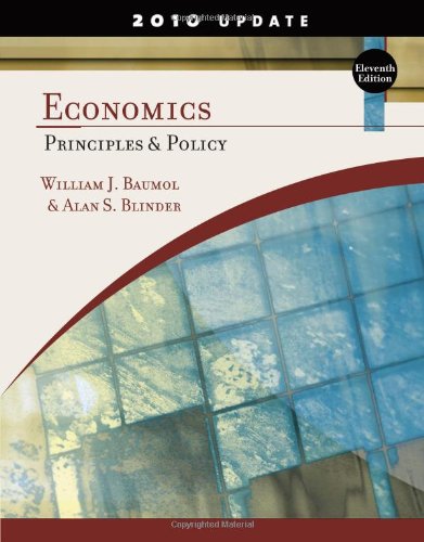 Economics Principles And Policy 11th Edition 11th Edition William J Baumol