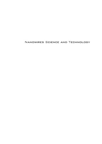 Nanowires Science And Technology Nicoleta Lupu Ed