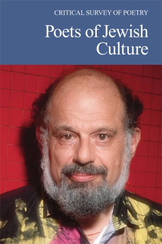 Poets Of Jewish Culture Critical Survey Of Poetry Rosemary M Canfield Reisman