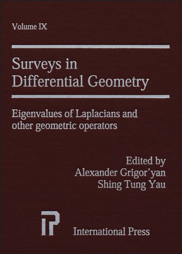 Surveys In Differential Geometry Vol 9 Eigenvalues Of Laplacians And Other Geometric Operators Alexander Grigoryan