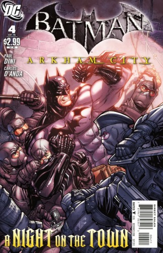 Batman Arkham City 4 Issue 4th Paul Dini