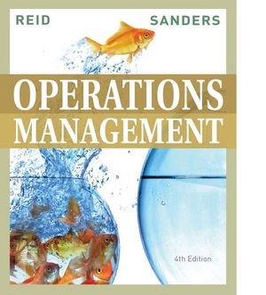 Operations Management Fourth Edition 8th R Dan Reid Nada R Sanders