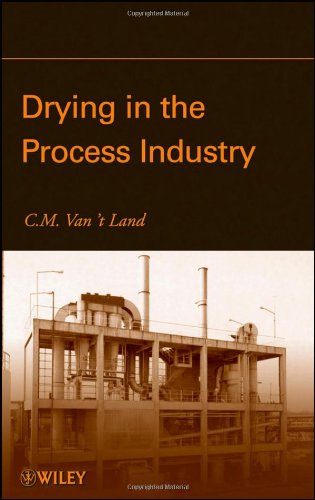 Drying In The Process Industry 1st Edition Cm Van T Land