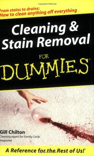 Cleaning And Stain Removal For Dummies 1st Edition Gill Chilton