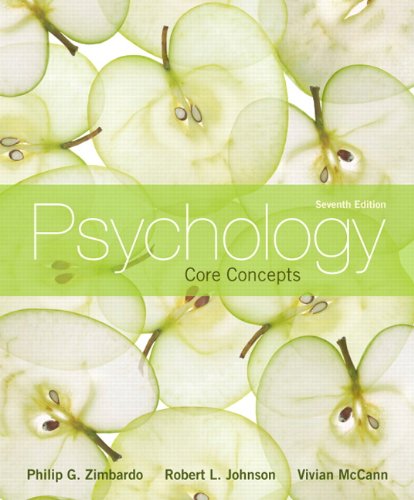 Psychology Core Concepts 7th Edition 7th Philip G Zimbardo
