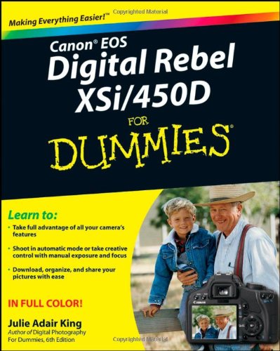 Canon Eos Digital Rebel Xsi 450d For Dummies Julie Adair King