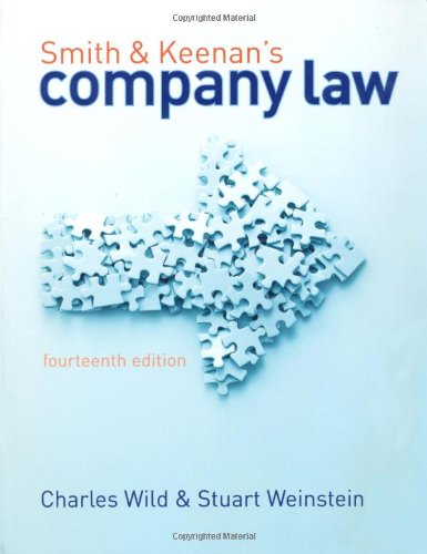 Smith And Keenans Company Law 14th Edition 14th Revised Edition Charles Wild