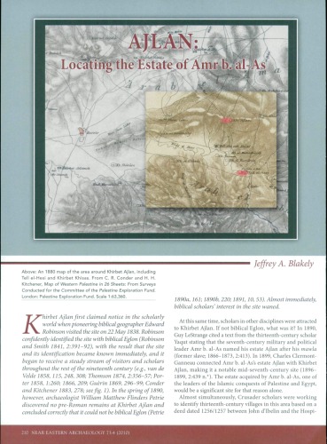 Near Eastern Archaeology Nea 73 No4 Dec 2010 Issue 4 Ann E Killebrew