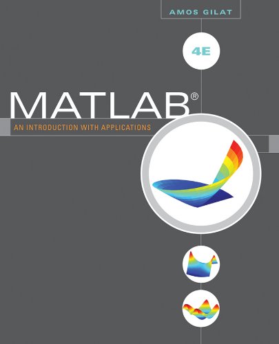 Matlab An Introduction With Applications Fourth Edition 4th Amos Gilat