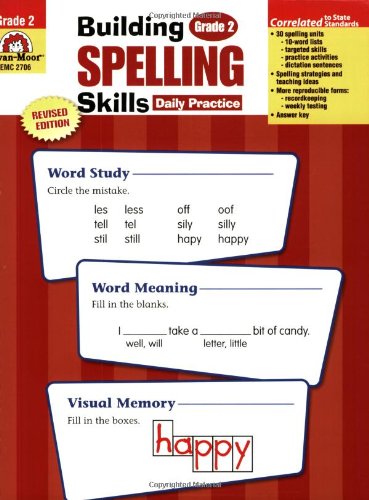 Emc 2706 Building Spelling Skills Daily Practice Grade 2 Grade 2 Jo Ellen Moore