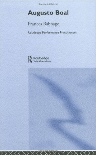 Augusto Boal Routledge Performance Practitioners 1st Edition Frances Babbage