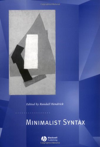 Minimalist Syntax 1st Edition Randall Hendrick