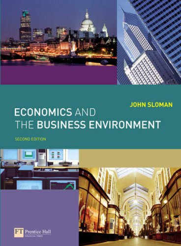 Economics And The Business Environment 2nd Edition 2nd Revised Edition John Sloman