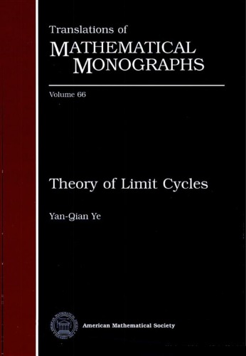 Theory Of Limit Cycles Yanqian Ye Chi Y Lo
