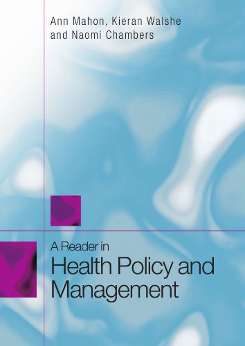 A Reader In Health Policy And Management 1st Edition Ann Mahon