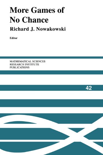 More Games Of No Chance Richard J Nowakowski