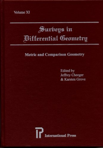 Surveys In Differential Geometry Vol 11 Metric And Comparison Geometry Jeffrey Cheeger New York University