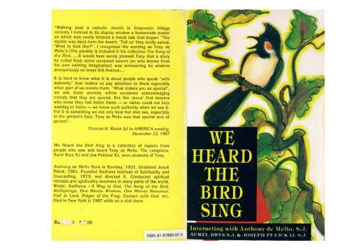 We Heard The Bird Sing Interacting With Anthony De Mello Aurel Brys