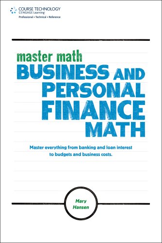 Master Math Business And Personal Finance Math Master Math Series 1st Edition Mary Hansen