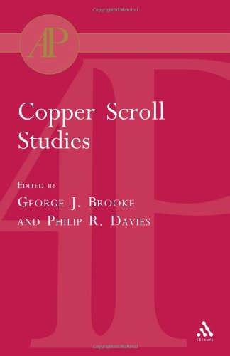 Copper Scroll Studies George J Brooke Philip R Davies