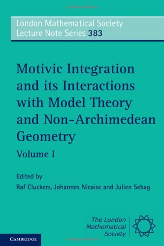 Motivic Integration And Its Interactions With Model Theory And Nonarchimedean Geometry Volume 2 Raf Cluckers