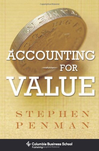 Accounting For Value Stephen H Penman
